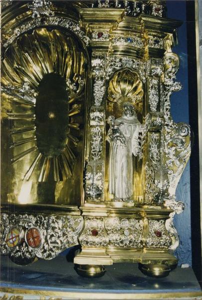 reliquaire-monstrance de la Vierge, détail