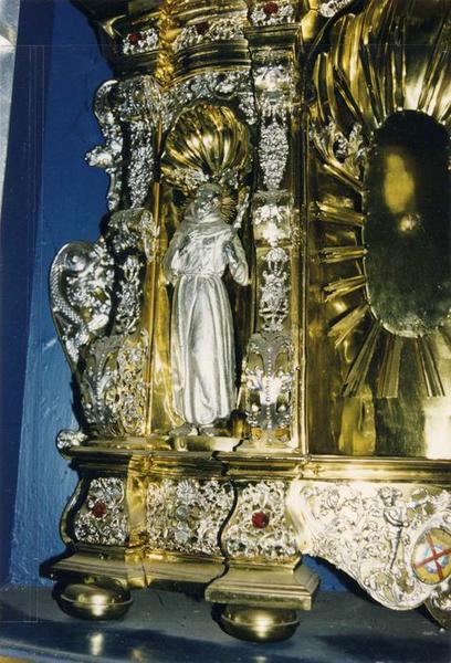 reliquaire-monstrance de la Vierge, détail