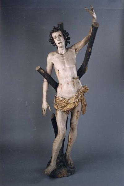 statue : Saint Sébastien, vue générale - © Ministère de la Culture (France), Médiathèque du patrimoine et de la photographie (objets mobiliers), tous droits réservés