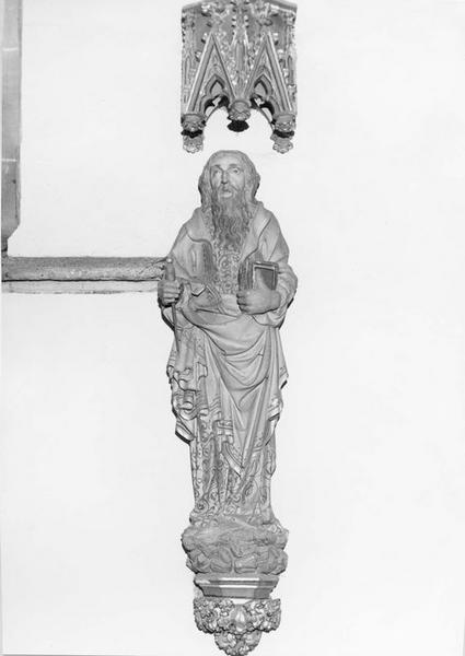 statue : saint Barthélemy, vue générale