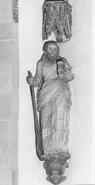 statue : saint Jude Thadée, vue générale