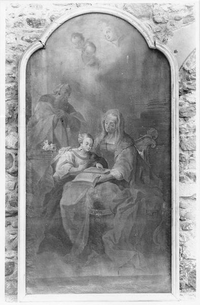 tableau : l'Education de la Vierge, vue générale