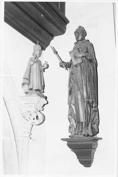 statue : saint Dominique, vue générale