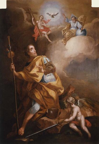 Tableau : glorification de saint Jacques le Majeur