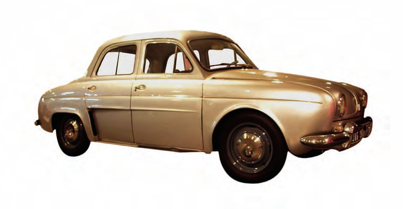 automobile Renault Dauphine prototype Aérostable