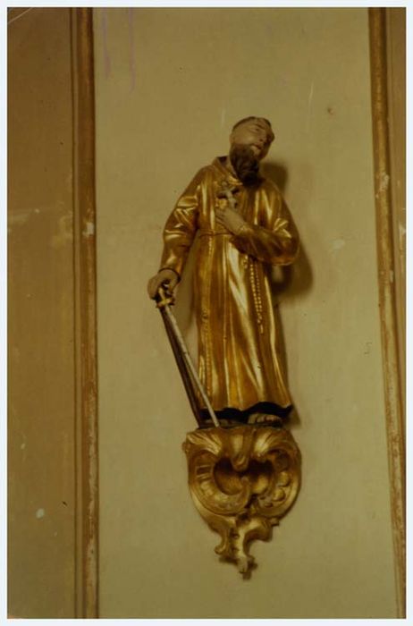 Statue et sa console : Saint Fidèle de Sigmaringen