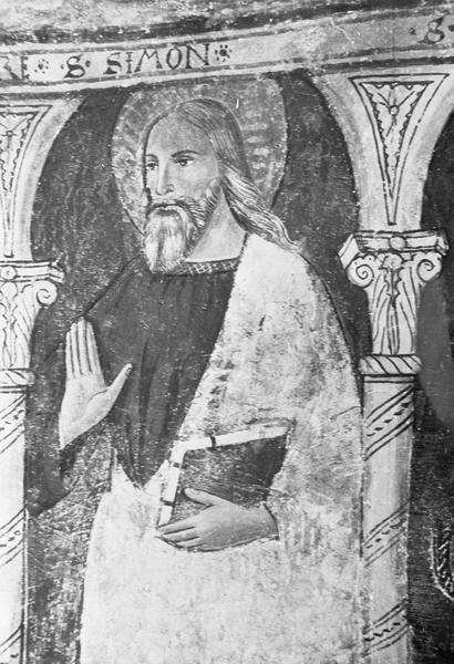 Peinture murale : saint Simon