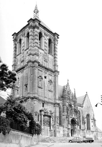 Tour sud-ouest et façade sud