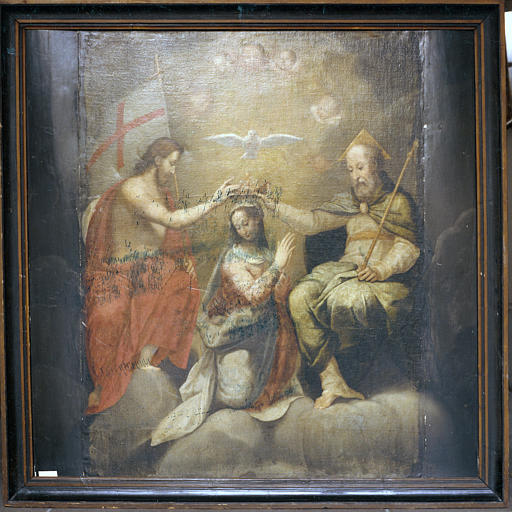 tableau : Couronnement de la Vierge (le), cadre