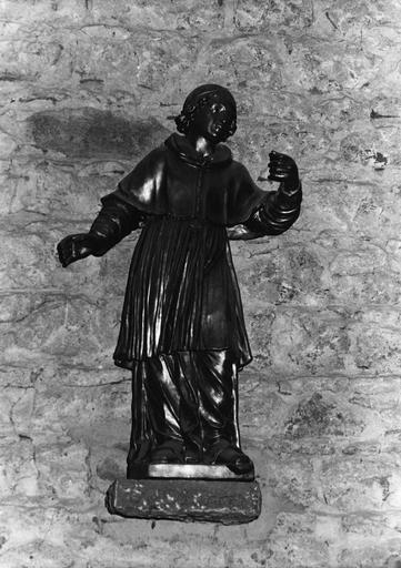 Statue d'un saint religieux, bois sculpté - © Ministère de la Culture (France), Médiathèque du patrimoine et de la photographie (objets mobiliers), tous droits réservés