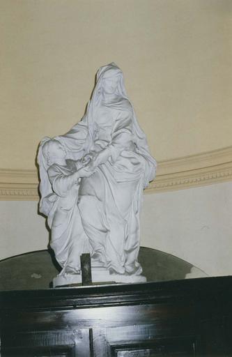 Groupe sculpté : L'Education de la Vierge