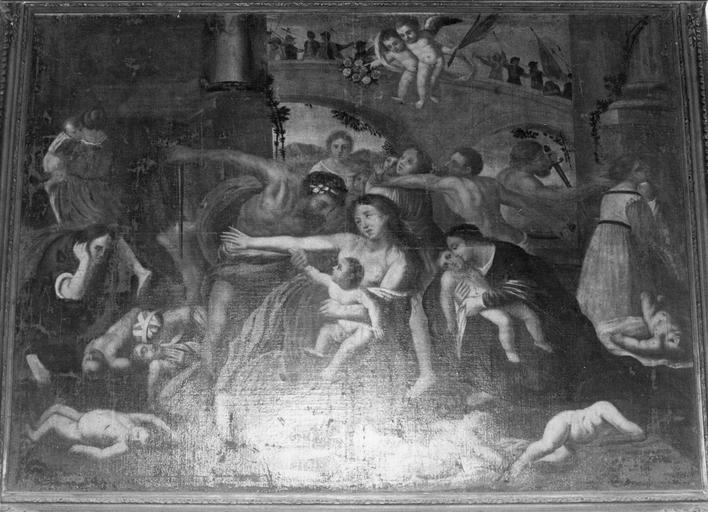 Tableau : Le Massacre des Innocents, huile sur toile - © Ministère de la Culture (France), Médiathèque du patrimoine et de la photographie (objets mobiliers), tous droits réservés