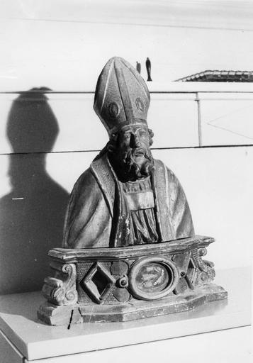 Buste-reliquaire : Saint Martin, bois sculpté, peint, doré - © Ministère de la Culture (France), Médiathèque du patrimoine et de la photographie (objets mobiliers), tous droits réservés