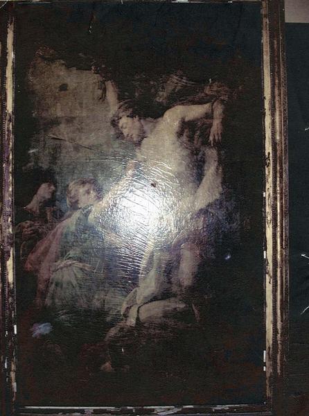 tableau : saint Sébastien soigné par sainte Irène, vue générale - © Ministère de la Culture (France), Médiathèque du patrimoine et de la photographie (objets mobiliers), tous droits réservés