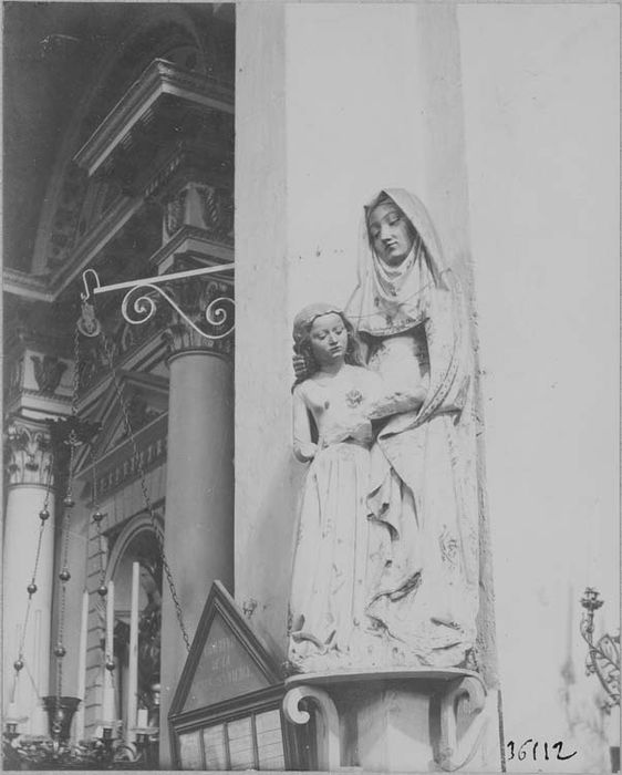 groupe sculpté : L'Education de la Vierge - © Ministère de la Culture (France), Médiathèque du patrimoine et de la photographie, diffusion GrandPalaisRmn Photo