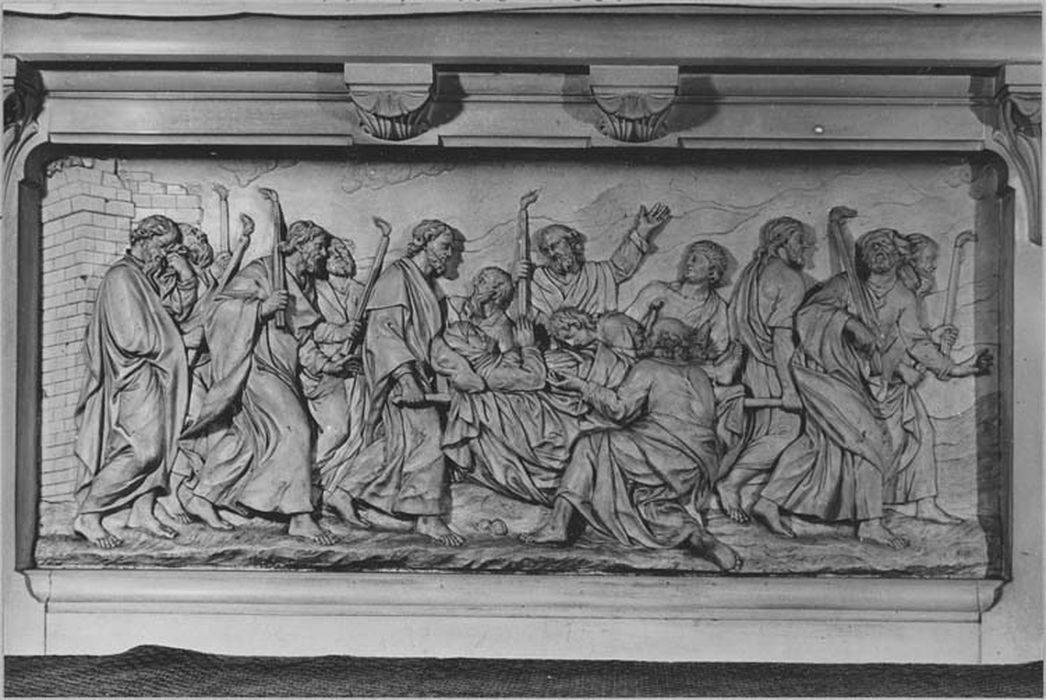 bas-relief : L'Ensevelissement de la Vierge - © Ministère de la Culture (France), Médiathèque du patrimoine et de la photographie, diffusion GrandPalaisRmn Photo