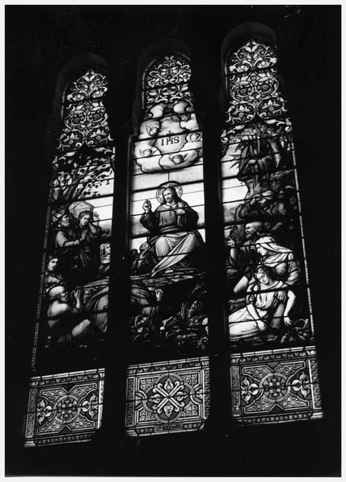 verrière : Prédication du Christ