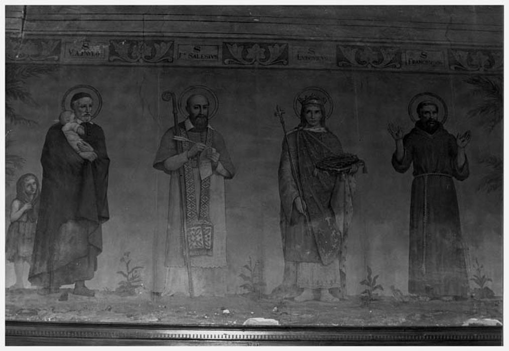peinture monumentale : Saints