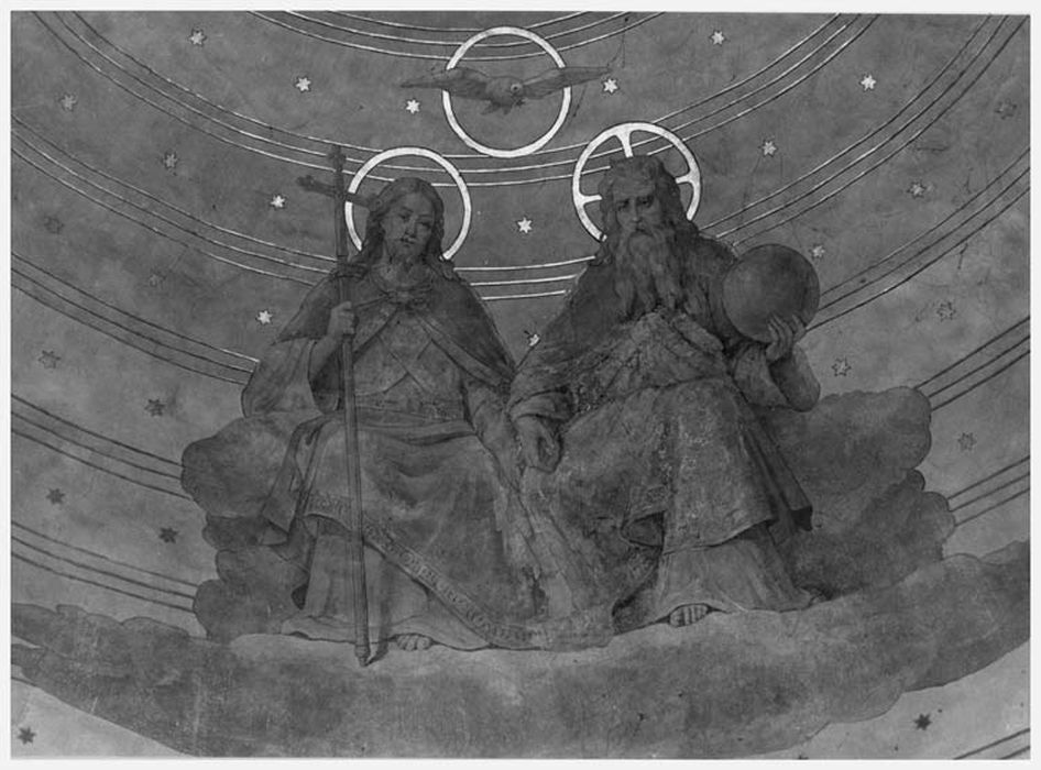 peinture monumentale : Sainte Trinité