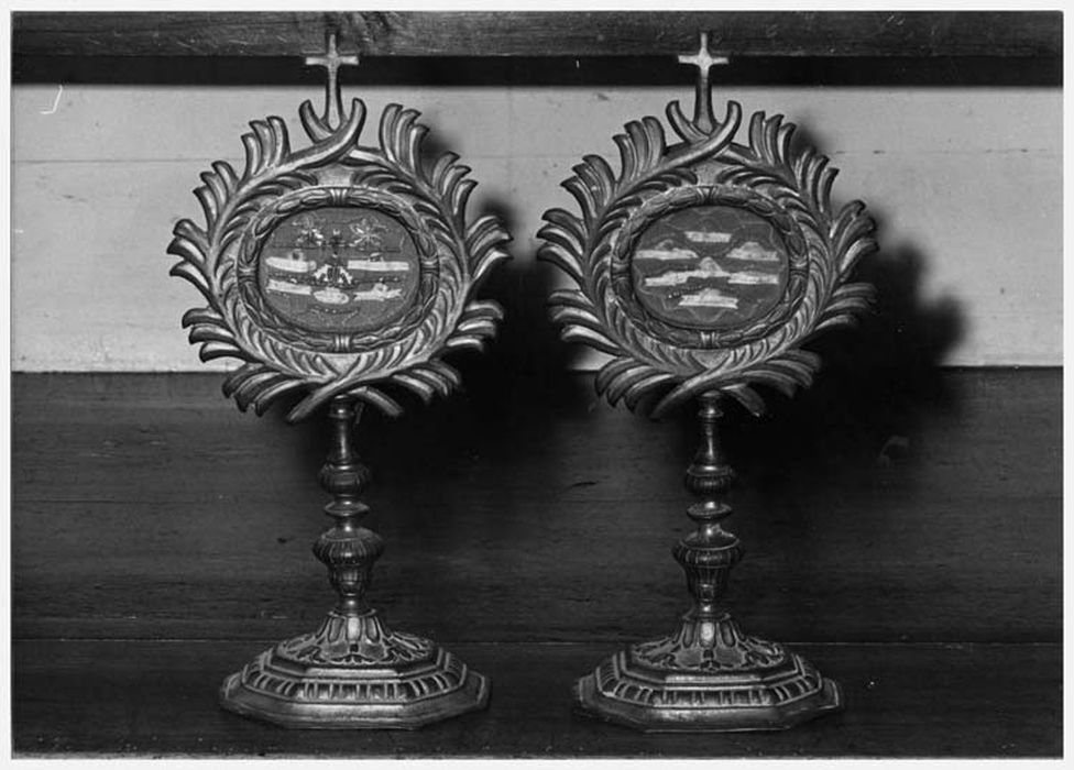 paire de reliquaires-monstrances