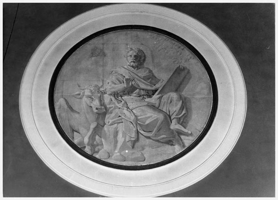 tableau (grisaille) : Saint 