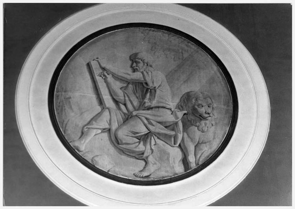 tableau (grisaille) : Saint Marc