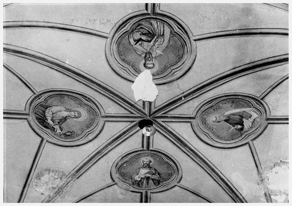 peinture monumentale : Les Quatre Evangélistes