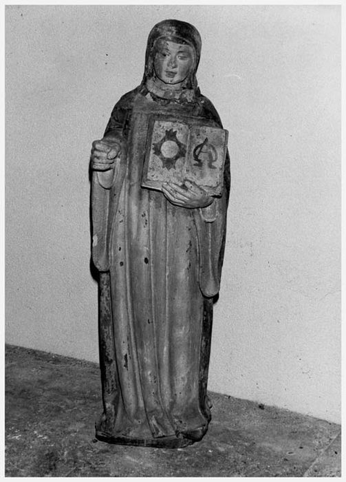 statue céroféraire : Abbesse