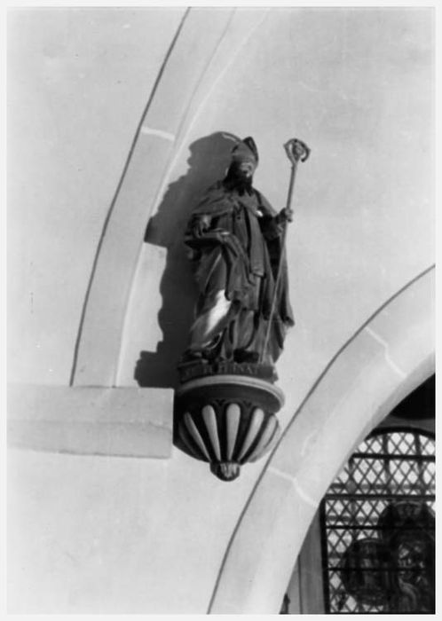 statue et son culot : Saint Fortunat