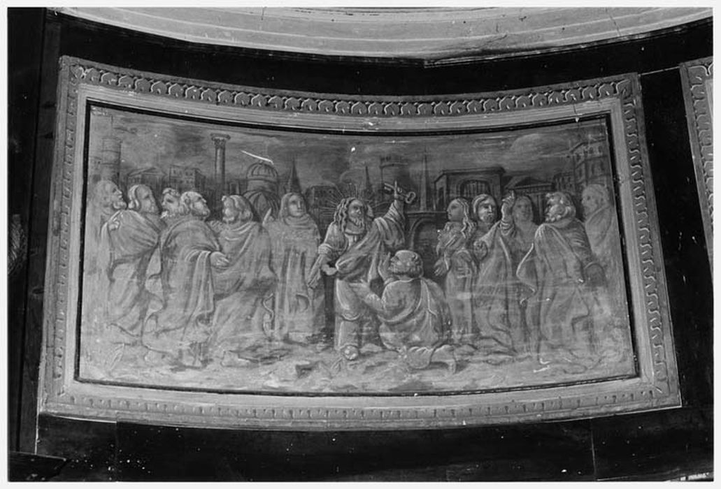 peinture monumentale : Saint  Pierre