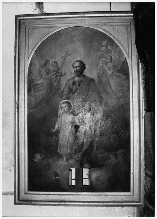 tableau : Saint Joseph et l'Enfant Jésus