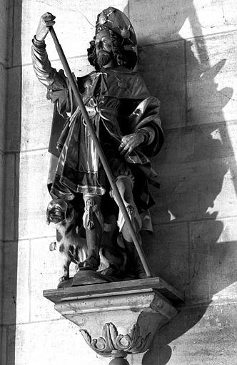 Statue de saint Roch