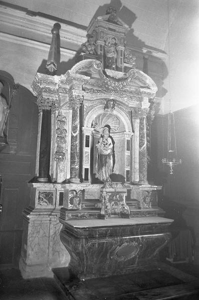 Retable de la Vierge, transept nord