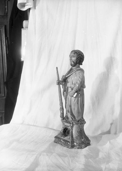 Statue-reliquaire : saint Jacques le Mineur, de trois quarts gauche - © Ministère de la Culture (France), Médiathèque du patrimoine et de la photographie, diffusion GrandPalaisRmn Photo