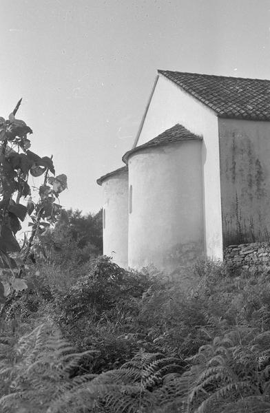 Abside jumelées, côté nord-est