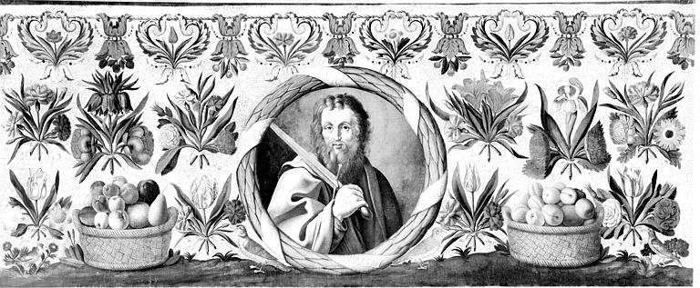 Saint Paul, peinture sur toile de l'antependium - © Ministère de la Culture (France), Médiathèque du patrimoine et de la photographie, diffusion RMN-GP