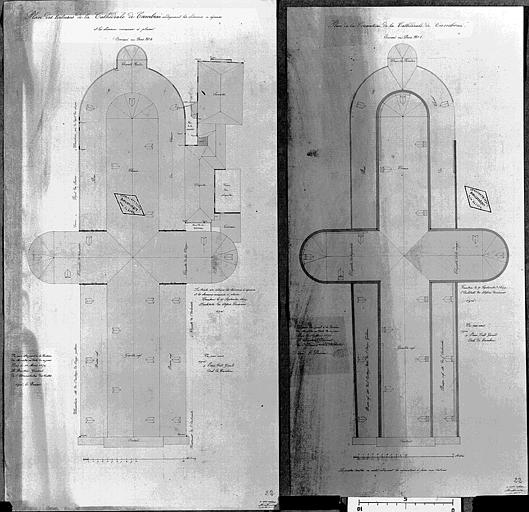 Plan des toîtures et plan de la couverture