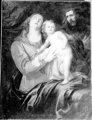 La Vierge et l'Enfant, peinture sur toile