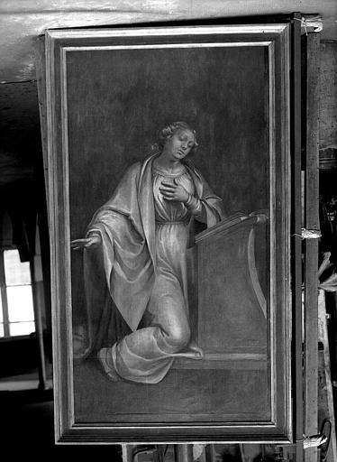 L'ange de L'Annonciation, peinture sur toile