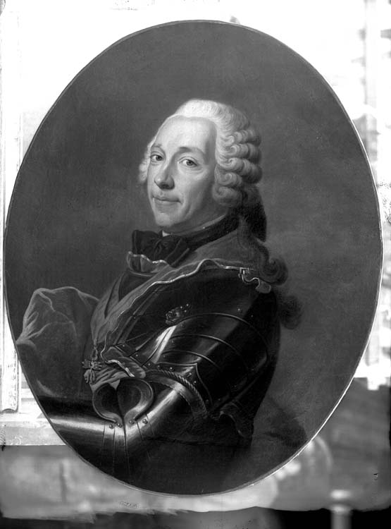 Portrait du maréchal de Belle Isle, Chambord, peinture sur toile