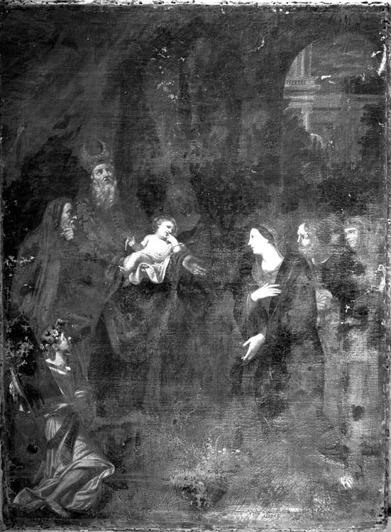 Présentation de Jésus au Temple, peinture sur toile