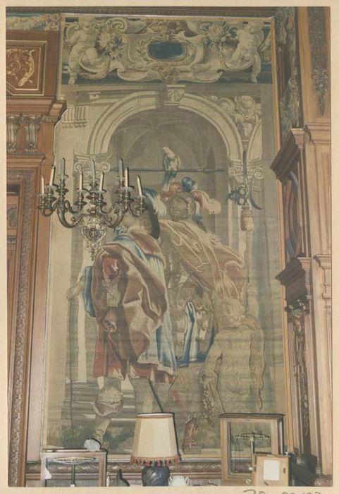 pièce murale : d’après le Manège Royal de Plunivel, écuyer de Louis XIII