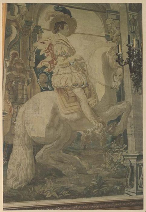 pièce murale : d’après le Manège Royal de Plunivel, écuyer de Louis XIII