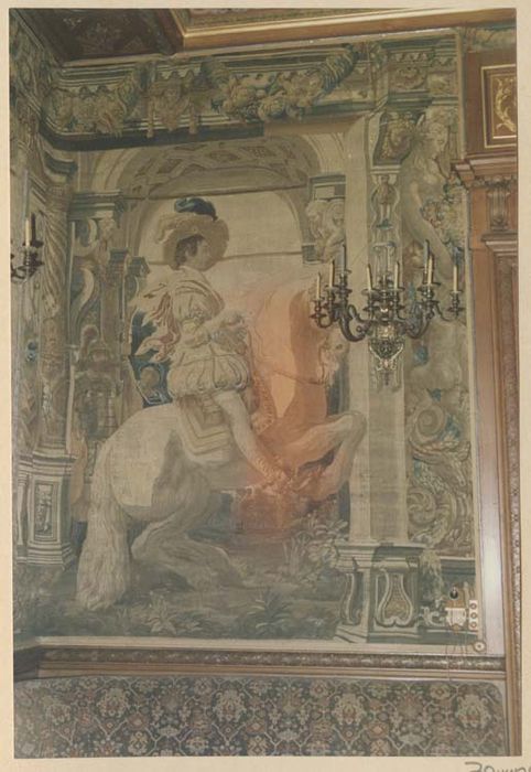 pièce murale : d’après le Manège Royal de Plunivel, écuyer de Louis XIII
