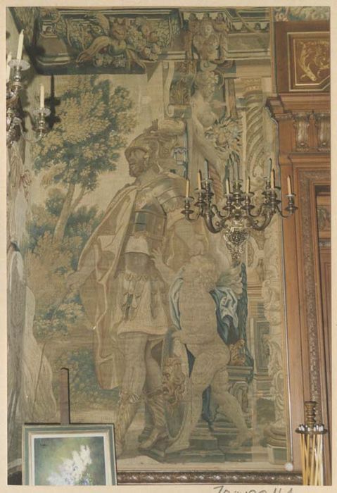 pièce murale : d’après le Manège Royal de Plunivel, écuyer de Louis XIII