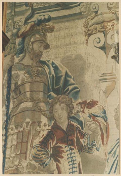pièce murale : d’après le Manège Royal de Plunivel, écuyer de Louis XIII