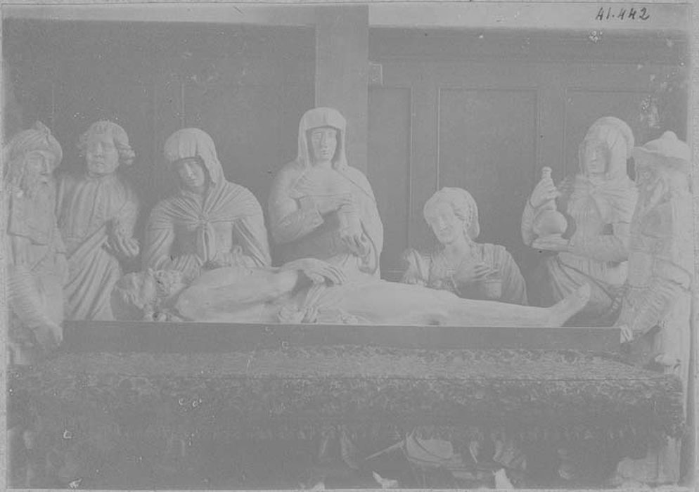 groupe sculpté : la Mise au tombeau - © Ministère de la Culture (France), Médiathèque du patrimoine et de la photographie, diffusion GrandPalaisRmn Photo