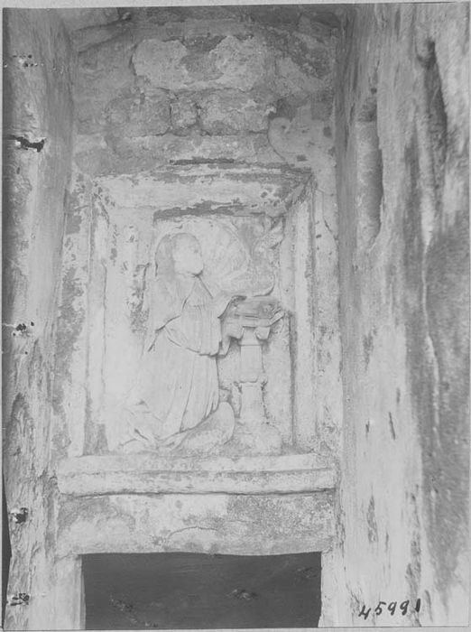 statue : Saint Valbert, 3e abbé de Luxeuil