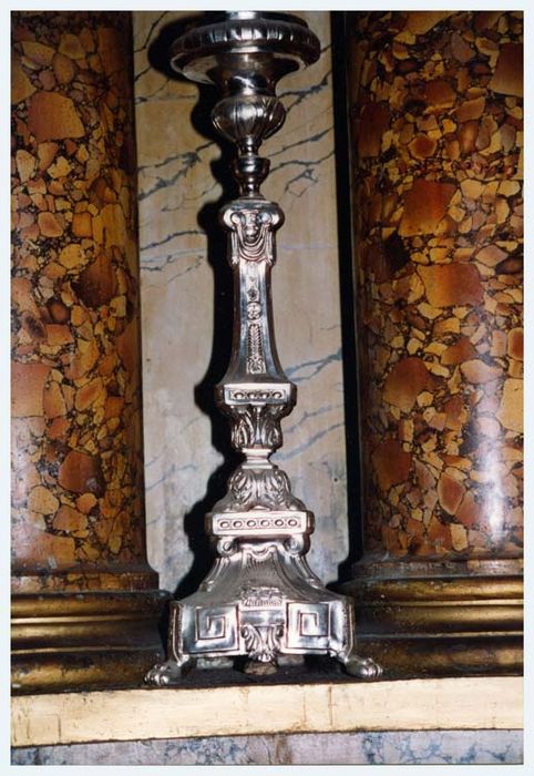 détail, chandeliers d'autel