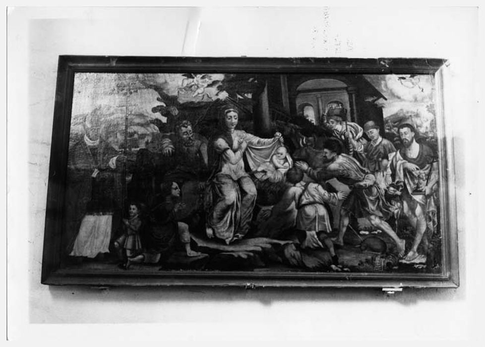 tableau : Nativité et Adoration des bergers